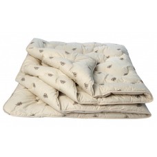 Одеяло облегченное из овечьей шерсти 100% пл. 280 г/кв.м			